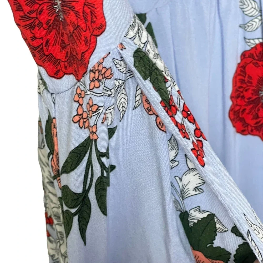 Torrid Floral Mini Challis Skater Dress Size 1X - Picture 5 of 12